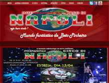 Tablet Screenshot of circodinapoli.com.br